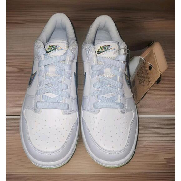 Nike Dunk Low 3D Swoosh Grey (GS) Size 5y - Picture 2 of 6